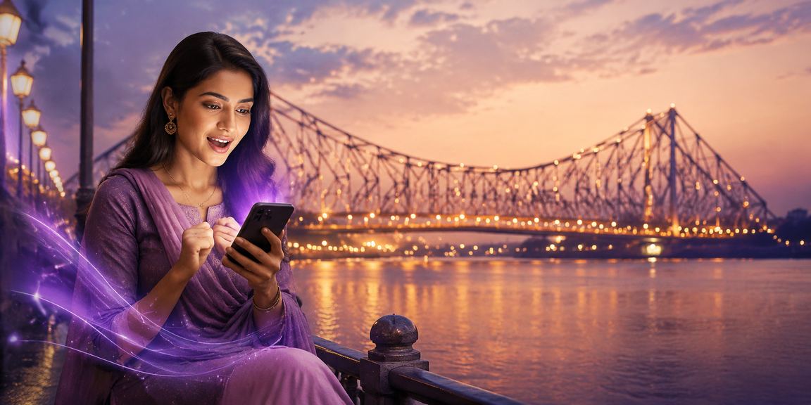 Mobile payment and lottery ticket purchase in Kolkata